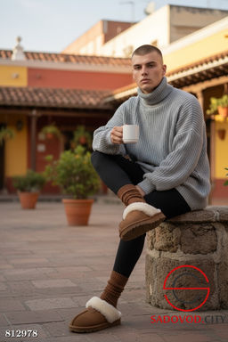 Свитер мужской вязанный