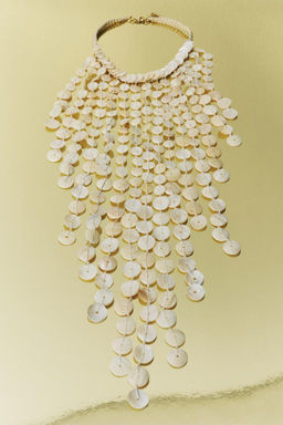 PEARLESCENT WATERFALL NECKLACE - Zara фото 4