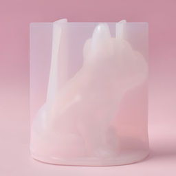 Молд Доляна Бульдог, силикон, 8?6?7 см, белый  фото 5