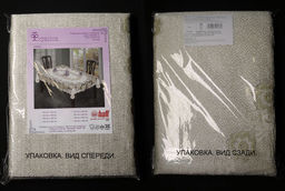 Скатерть арт. 244080/150/3, прямоугольная, размеры 150 см х 220 см, цвет кремово-золотистый - Firanka фото 4