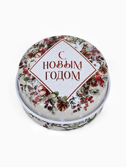 Свеча ароматическая «С Новым годом», аромат карамель, диаметр 4.8 см