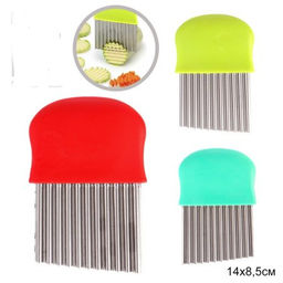 Овощерезка-нож рифленая / DE-240 /уп 240/ без цветной этикетки - Галеонтрейд фото 2