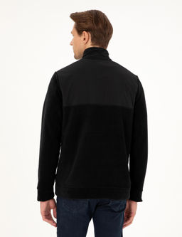 Siyah Regular Fit Sweatshirt - Pierre cardin фото 5