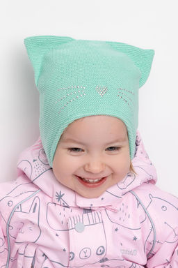 Crockid _ КВ 20259/светлая мята шапка для дев