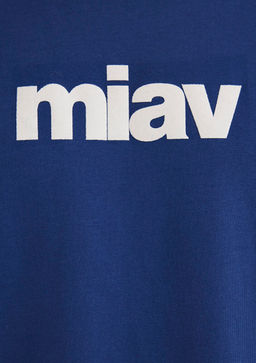 Miav Bask?l? Lacivert Tisort - Mavi фото 6