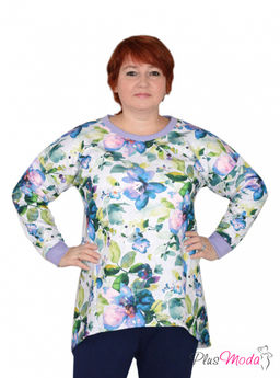 Туника Модель №170 размеры 50-74 - Plusmoda фото 3
