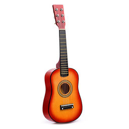 Гитара деревянная, 6 струн "Звонкая струна" в пакете