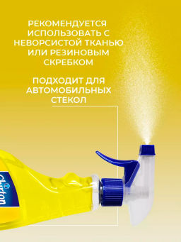 ЧИРТОНстеклоочиститель с распыл. 500мл+250мл Лимон