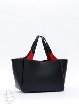 Сумка женская кожаная 1028M black Polina&Eiterou