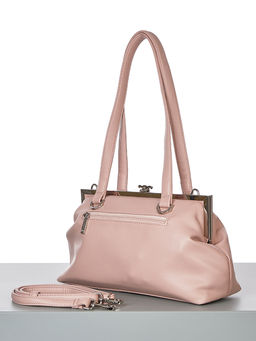 LACCOMA сумка Барбара-Л815-серо-розовый эко кожа хлопок