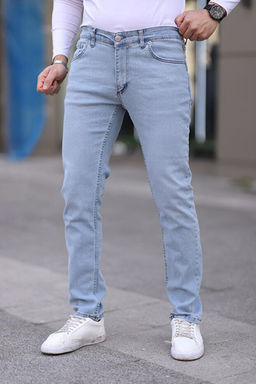 A__k Mavi Regular Fit Esnek Kuma_ Jeans Kot Pantolon TMNSS25JE00001 - Trendyolmilla фото 2