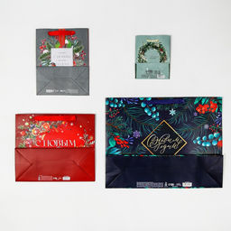 Набор новогодних пакетов «Счастья и любви»