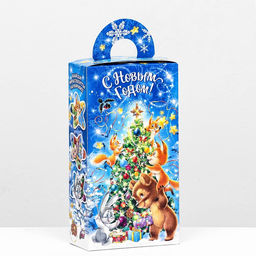 Цена за 10 шт. Коробка подарочная складная Звездочёт 11х 5х 21 см - Simaland фото 6