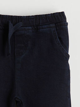 Beli Lastikli Loose Fit Erkek ?ocuk Jean Pantolon