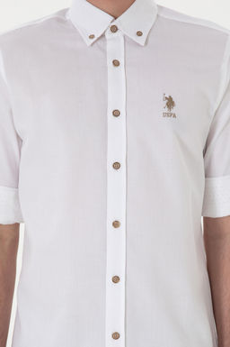 Erkek Beyaz Uzun Kollu G_mlek Sepette S_rpriz _ndirim - U.s. polo assn фото 6