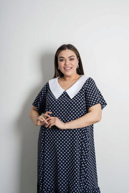 Платье Luxury Moda 1433 синий