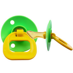 Соска - пустышка ортодонтическая, латекс, +0мес., цвет МИКС