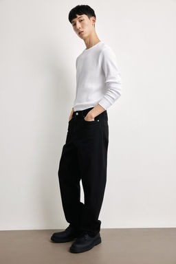 Camiseta en punto gofrado Slim Fit - H&m фото 4