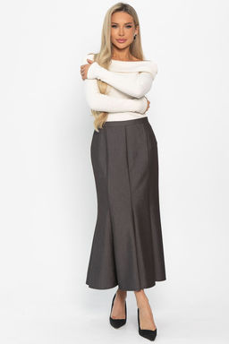 Юбка годе Изящный силуэт (коричневая) Ю14859-3М - Lt collection фото 5