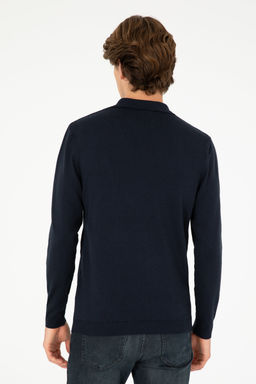 Мужской темно-синий базовый свитер Неожиданная скидка в корзине - U.s. polo assn фото 12