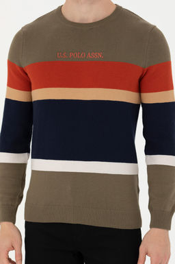Мужской свитер цвета хаки - U.s. polo assn фото 20