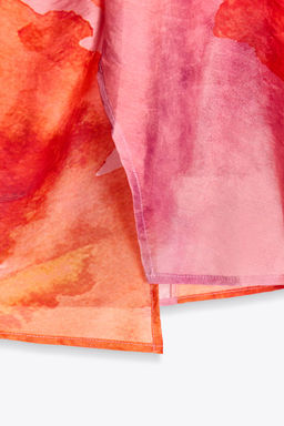 FLORAL PRINTED KNOTTED SARONG - Zara фото 8