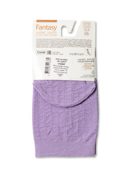 CONTE Носки FANTASY в полоску с люрексом nero  19С-25СП - Conte elegant фото 18