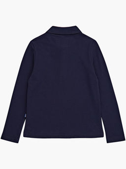 Футболка поло для мальчика синий UD 7826 синий - Mini maxi фото 5