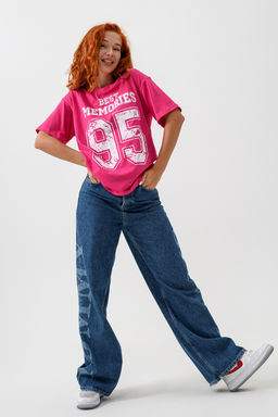 8506/1 Футболка женская оверсайз - Натали фото 253