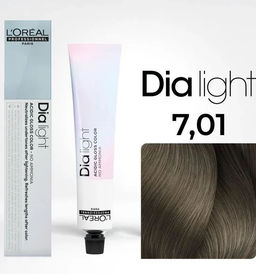 Dia Light 7.01 Блондин глубокий пепельный, крем-краска 60 мл