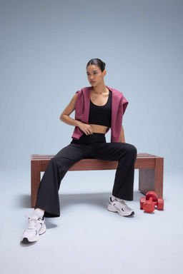 Спортивный бюстгальтер DeFactoFit с круглым вырезом