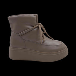 Ботинки на меху D320-6 серые