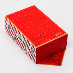 Цена за 10 шт. Коробка - конфета новогодняя подарочная складная «С Новым годом», 18×28×10 см