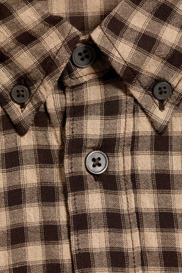 Camisa Estructurada De Manga Larga Abotonada - H&m фото 3