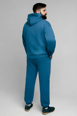 Арт. 69102 Костюм с брюками мужской с начесом 50-56 (4 шт) Цвет:джинс