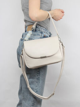 Сумка женская искусственная кожа GT-L 63663-L 815-601, 1отд+еврокарм, плечевой ремень, св.серый SALE 260922 - Adelia фото 10