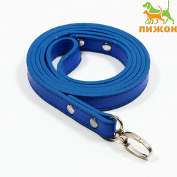 Поводок Основа 120 х 1,5 см, синий