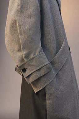 LIMITED EDITION CONTRAST OVERSIZE TRENCH COAT - Zara фото 5