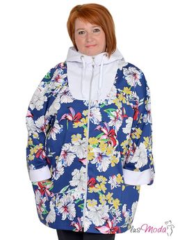 Парка Модель №1012 размеры 44-84 - Plusmoda фото 2