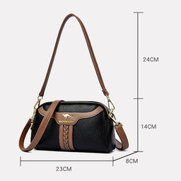 KAIDIFEINIROO Сумка женская с двумя ремнями 8757 фото 21