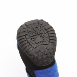 Ботинки высокие для больших собак, набор 4 шт, размер XS (подошва 7 х 5,1 см), чёрно-синие - Simaland фото 13