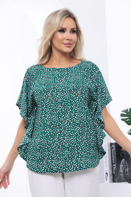 Блуза Леона (грин) Б6725 - Lt collection фото 4