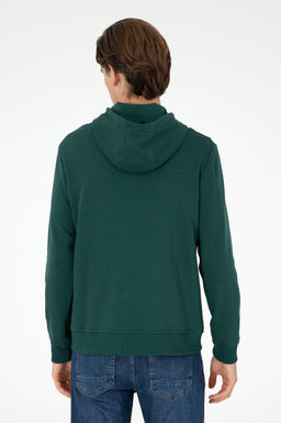 Мужской темно-зеленый свитшот - U.s. polo assn фото 5