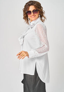 Блуза EVA GRANT 7174-1В белый