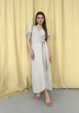 Платье AURA 3213-164 серый