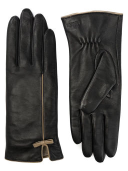 Перчатки жен п/ш LB-2401 black/beige - Labbra фото 2