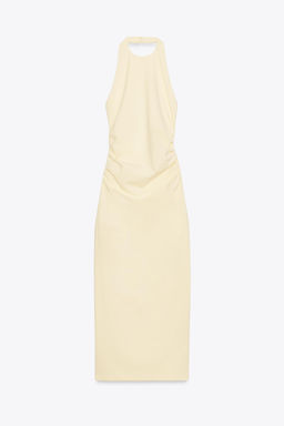 DRAPED HALTER DRESS - Zara фото 8