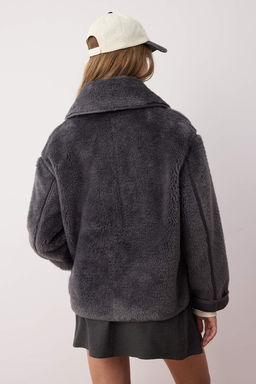 Antrasit Oversize Kal?p Pelus Mont TWOAW26MO00062