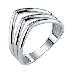 Кольцо из серебра без вставки, Л-14006