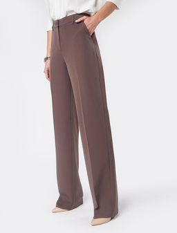 VILATTE / Брюки прямого кроя из поливискозы с эластаном